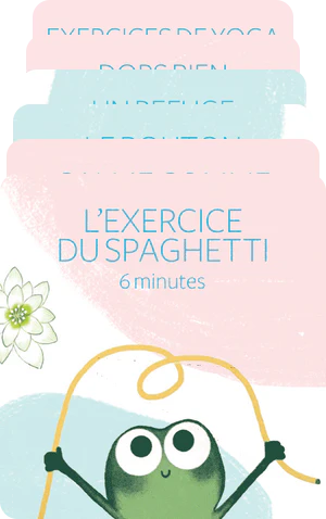 Calme et attentif comme une grenouille
